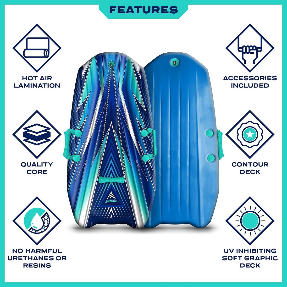 Artikfun 36in Foam Snow Sled — view 4