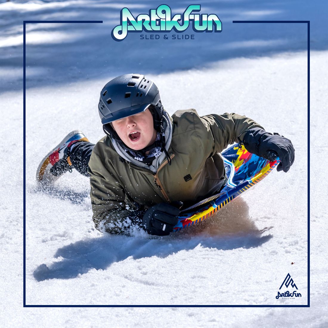 Foam snow sleds