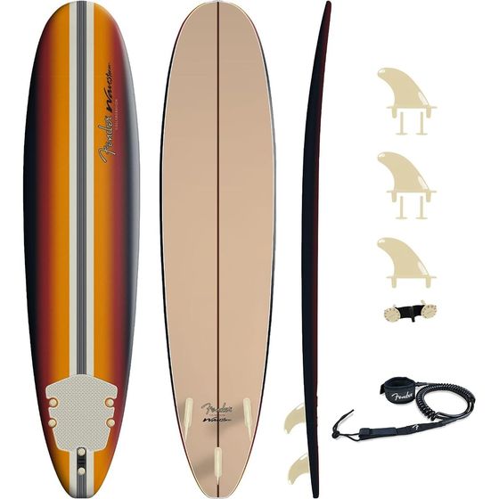Fender x Wavestorm 8ft Surfboard with Accessories