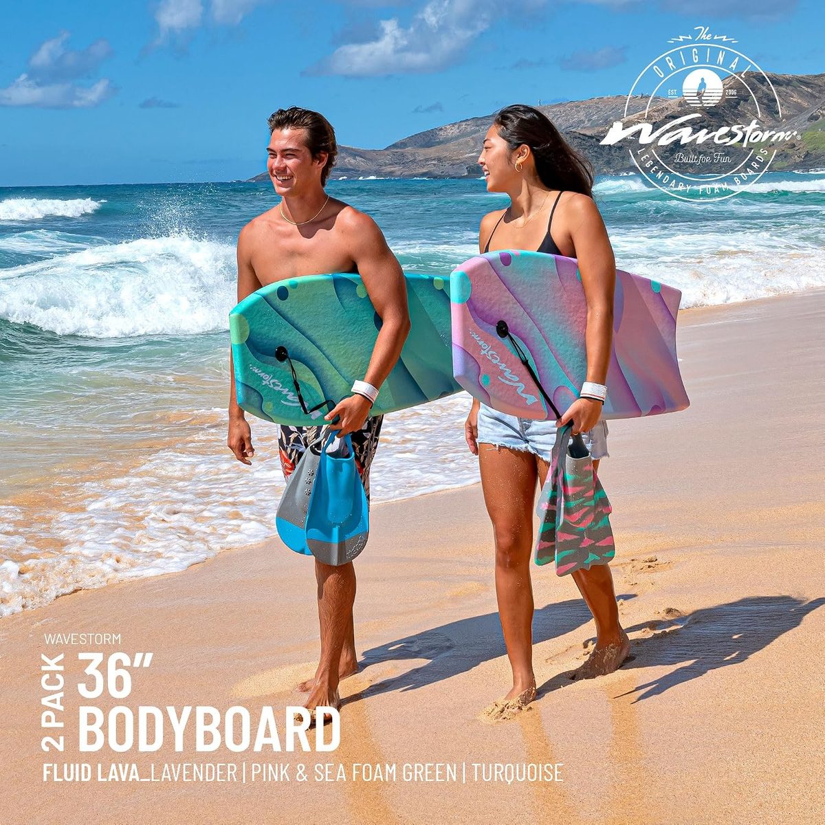 Wavestorm 36in Bodyboard 2-Pack — view 2
