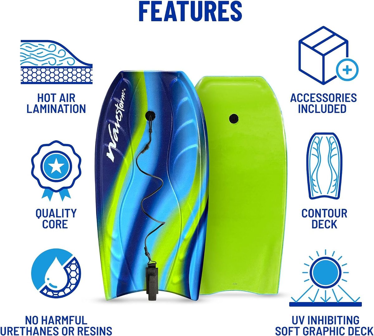 Wavestorm 40in Foam Bodyboard — view 5