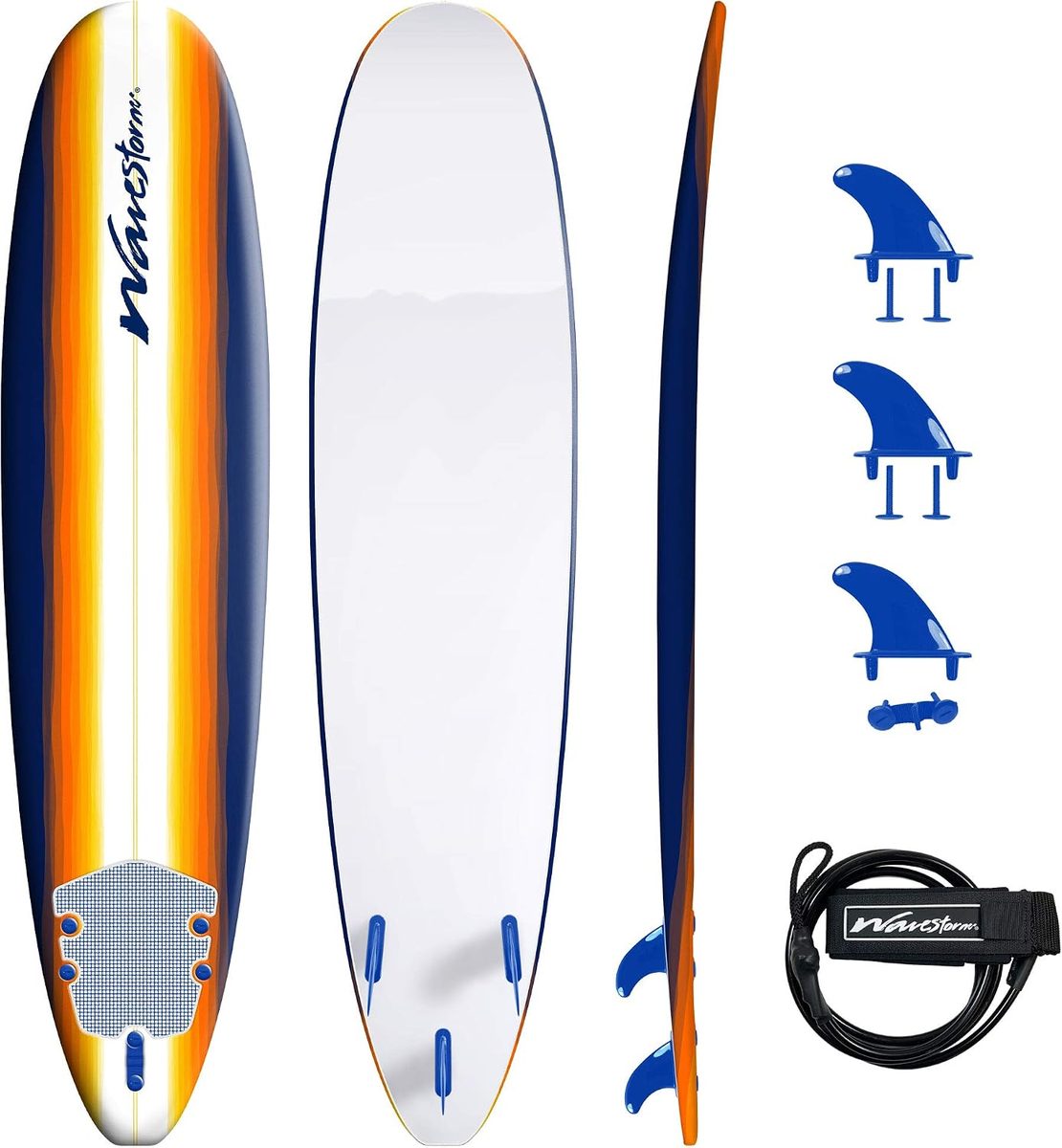 Wavestorm 8ft Classic Surfboard Bundle — view 5