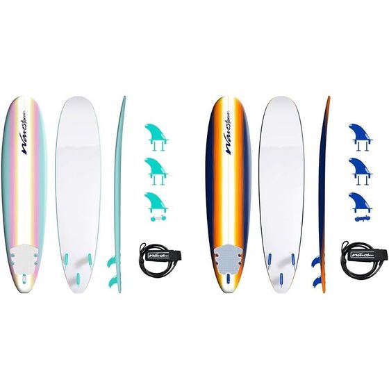 Wavestorm 8ft Classic Surfboard Bundle
